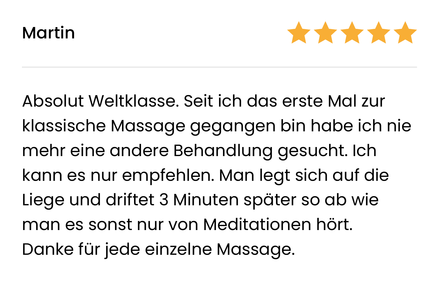 Massage Referenz Rüti 1