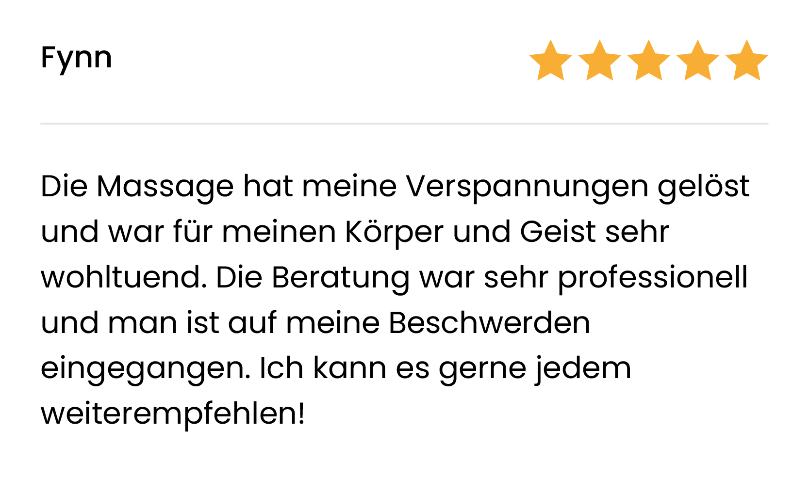 Massage Referenz Rüti 4