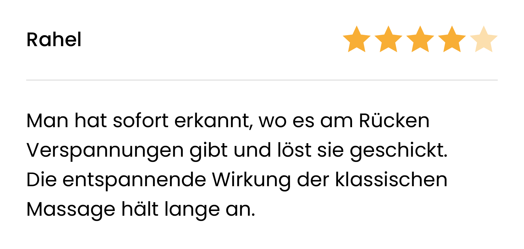 Massage Referenz Rüti 5